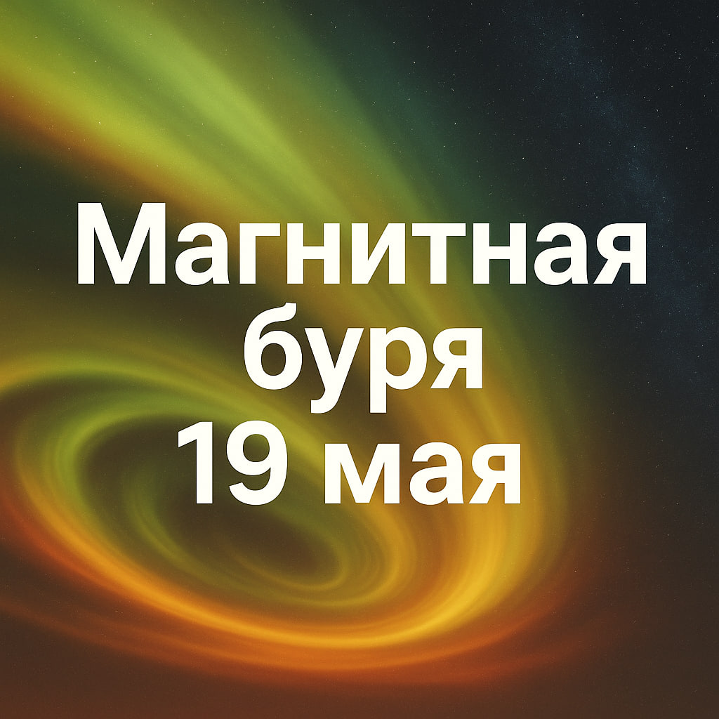 Магнитная буря 19 мая