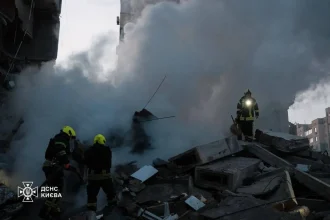 Массированная атака на Киев 14 мая: взрывы, пожары и разрушения в районах столицы (фото)