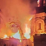 В Киеве после атаки РФ загорелась Киево-Печерская лавра: что известно о последствиях (фото)