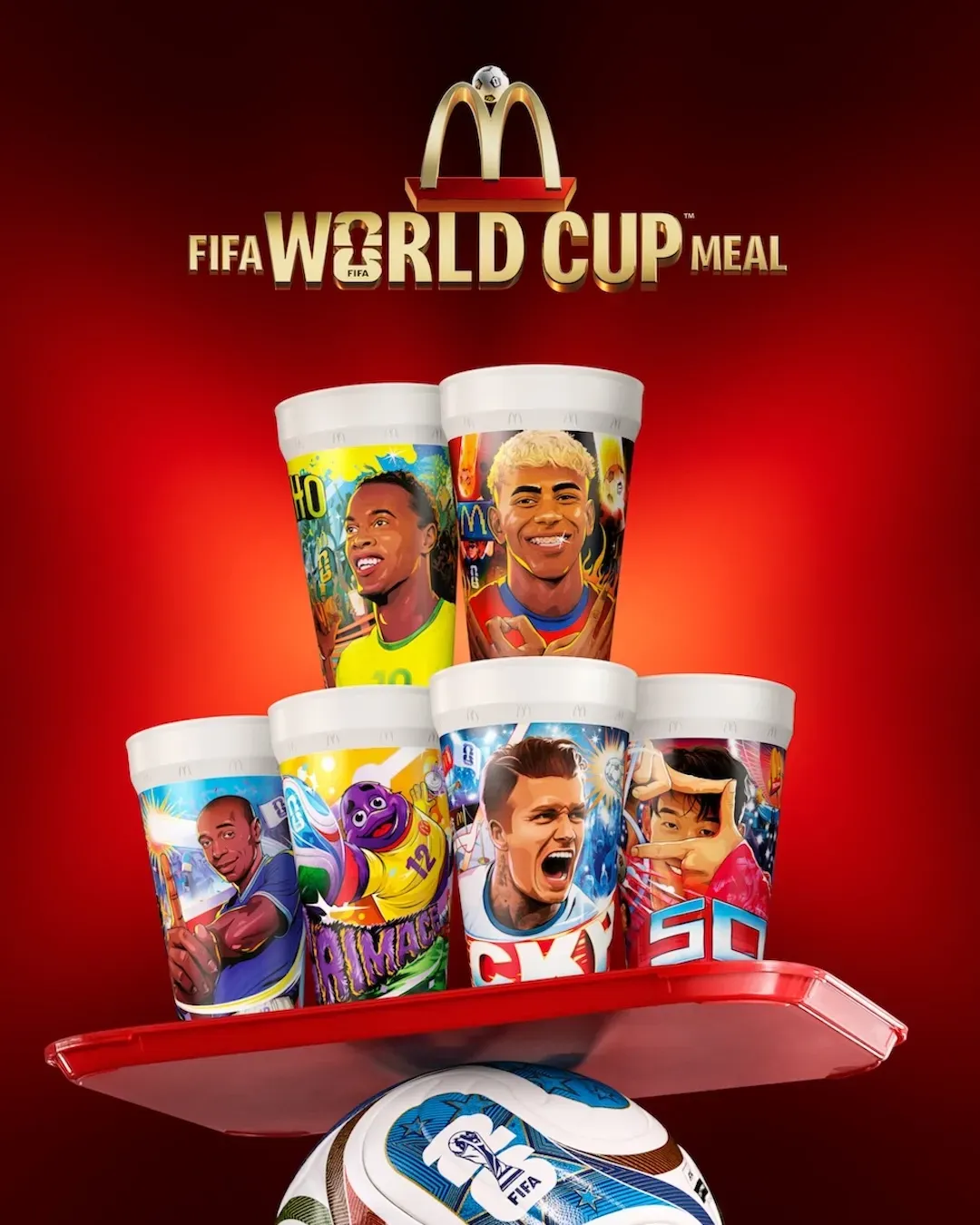 McDonald's и FIFA запустили меню к ЧМ-2026: какие стаканы и игрушки появились в Украине и какова стоимость